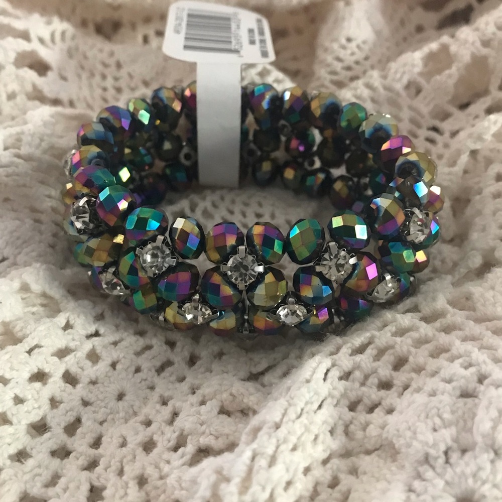 NEW ! Multi-coloured Crystal Bracelet